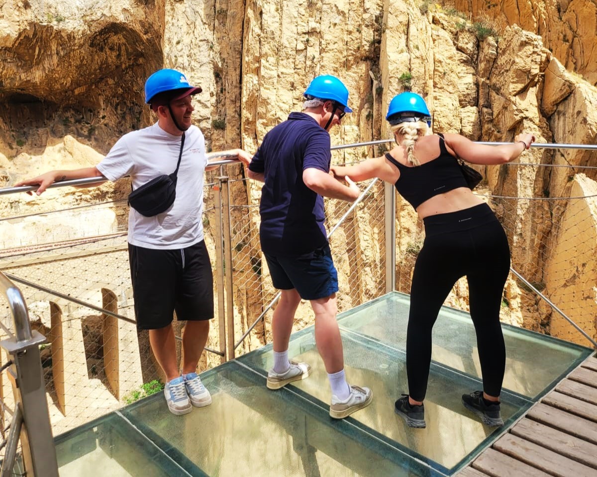 Caminito del Rey group trip with only 1 pick-up from Malaga or from Marbella