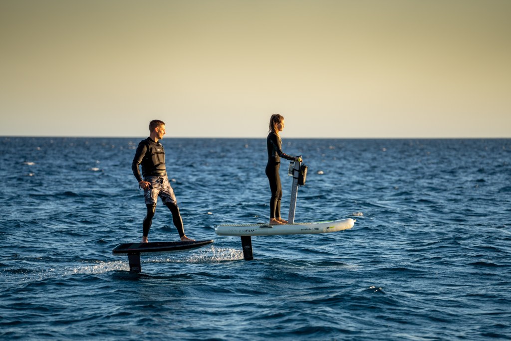 Estepona: Sunset Paddle-Out & E-Foil Couples Ocean Adventure