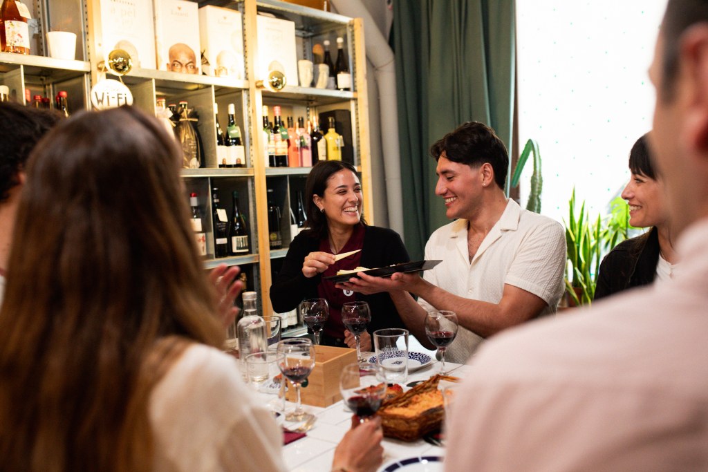 Private tapas and wine walking tour experience