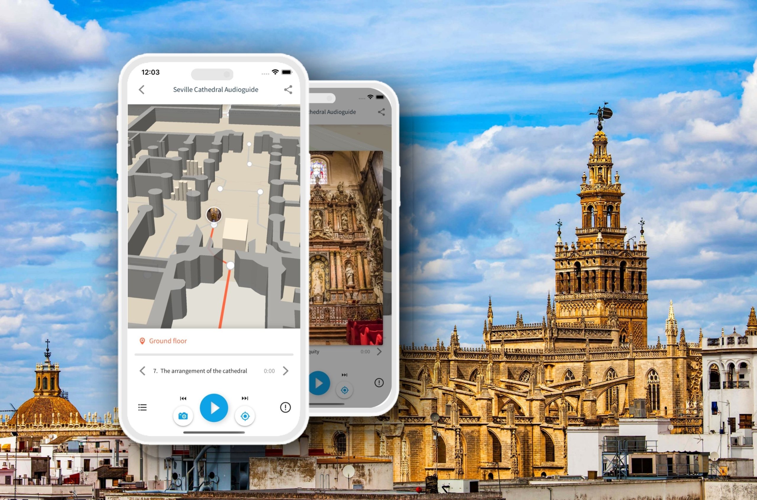Seville Cathedral Smartphone Audio Guide (NOT AN ENTRY TICKET)