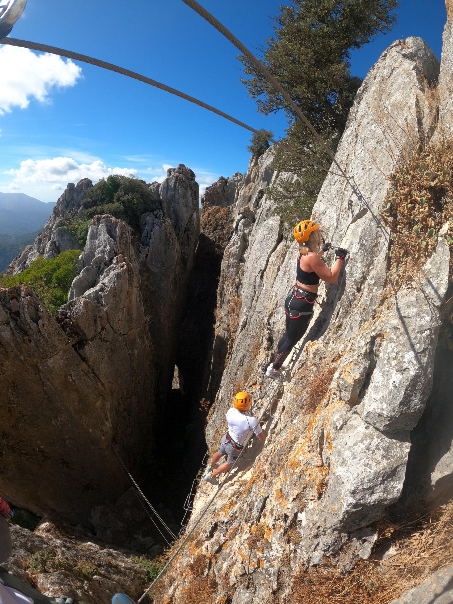 Via Ferrata in Benalauría: Thrilling Adventure with the Best Views of Costa del Sol