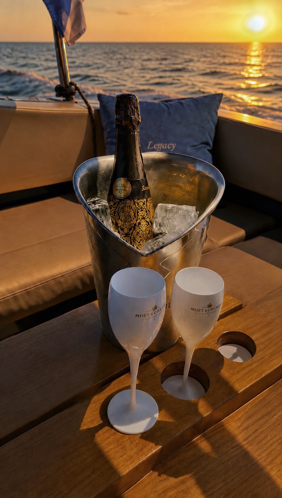 2H Private Sunset Cruise with Cava