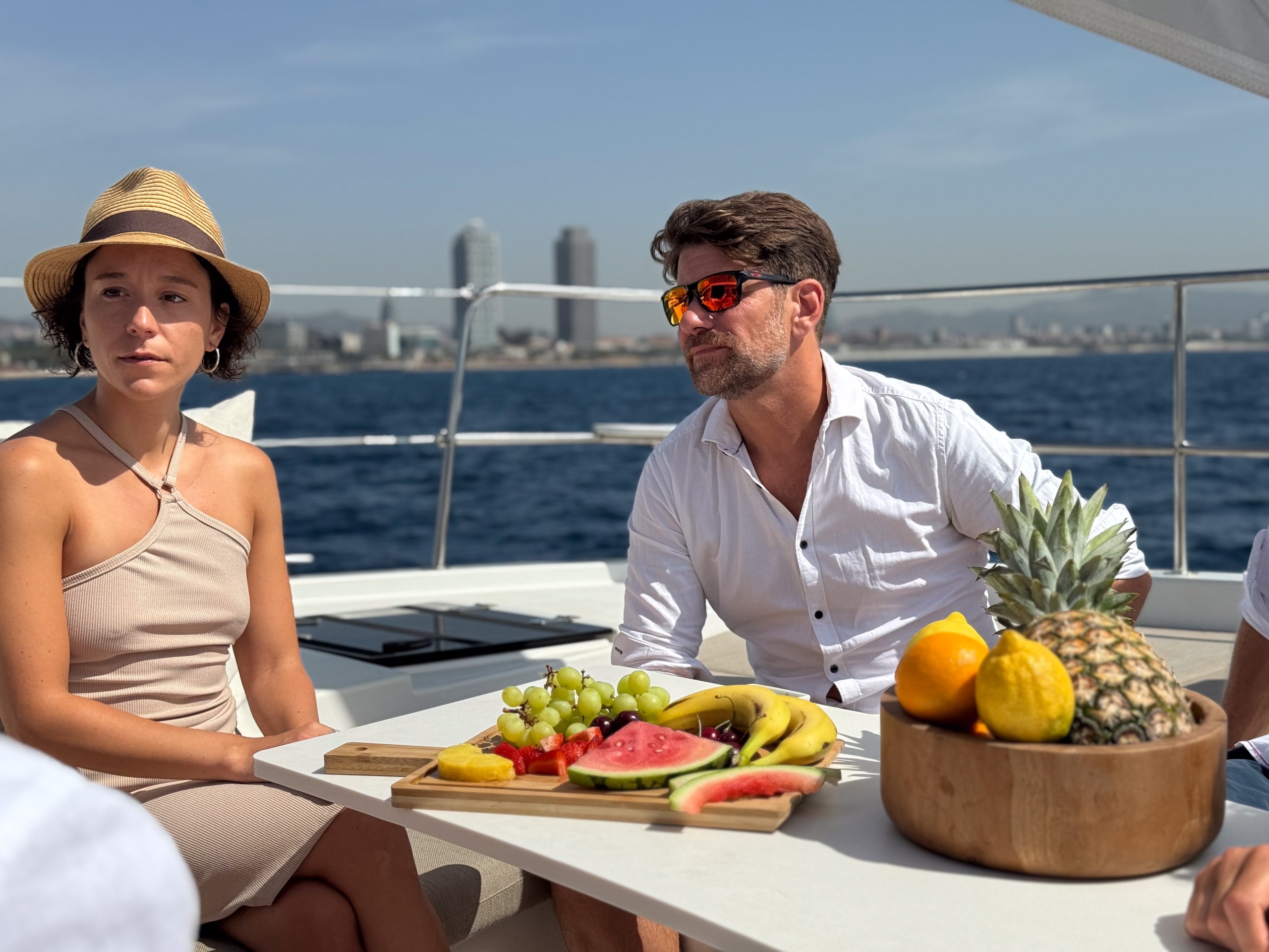 3 HOURS (BALI 4.2) - private luxury catamaran Barcelona