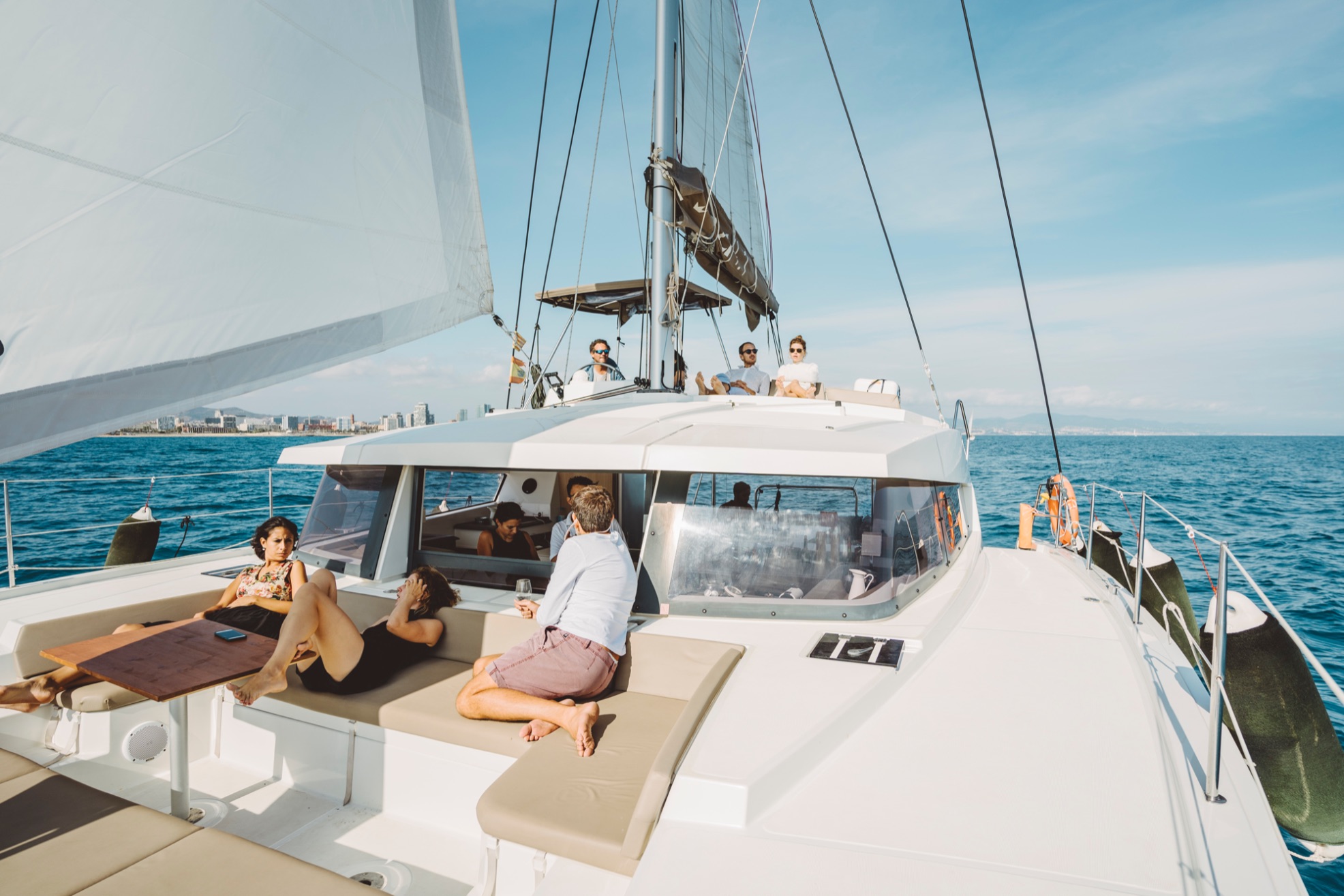 4 HOURS (BALI 4.1) - private luxury catamaran Barcelona