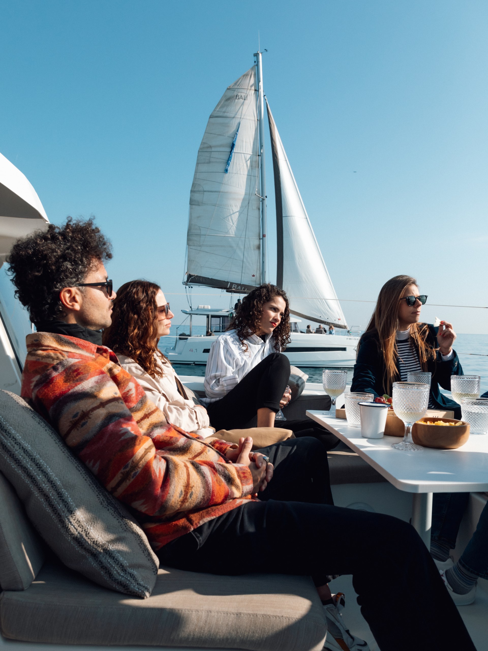 4 HOURS (BALI 4.2) - private luxury catamaran Barcelona
