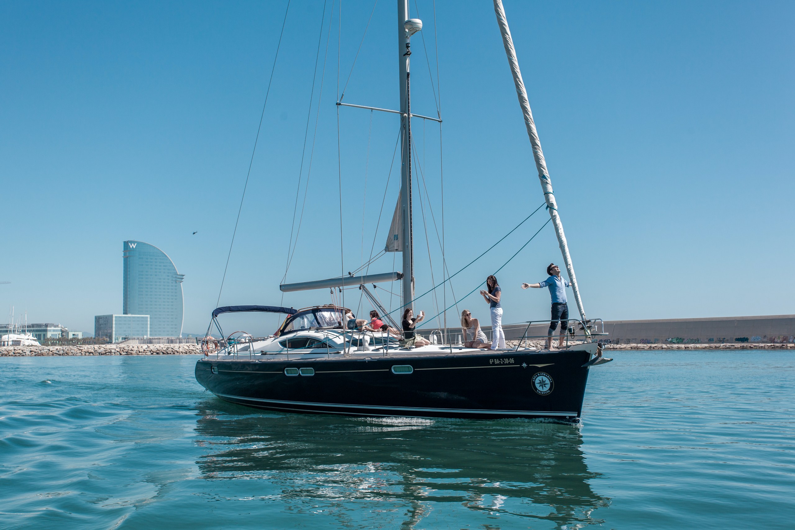 Barcelona Unique Private Luxury Sailing Tour (max 12 people)