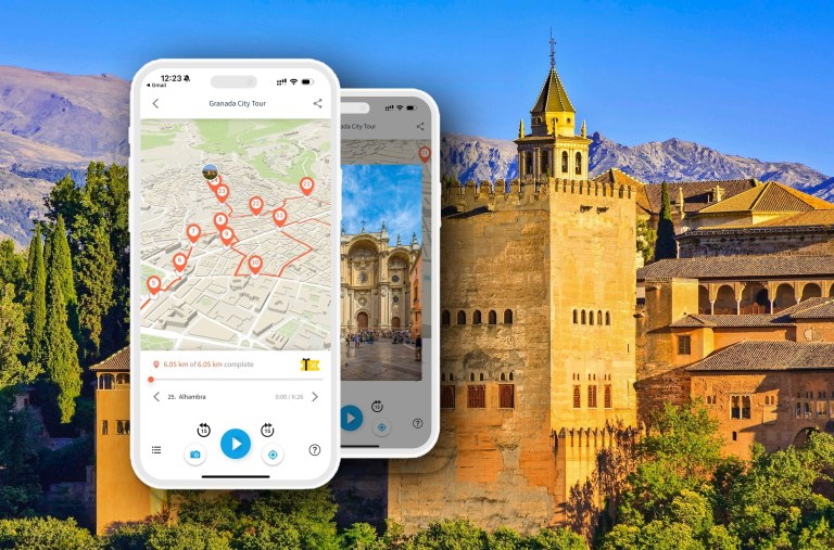 Granada Walking Tour with an Audio Guide on Your Smartphone