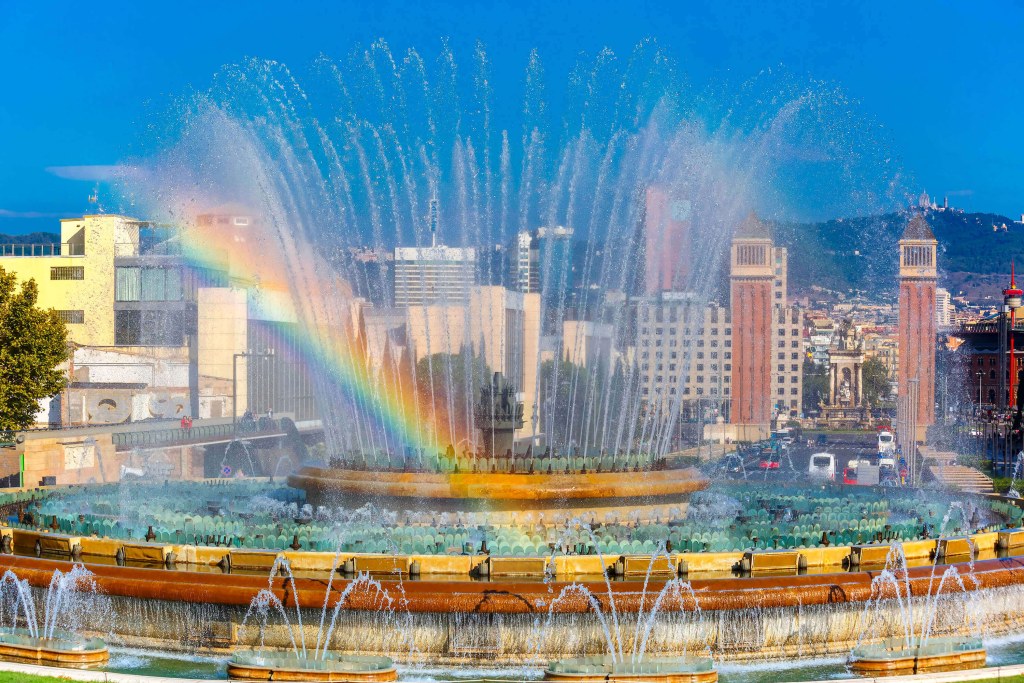 Montjuic Park, Barcelona: Walking Tour with Audio Guide App