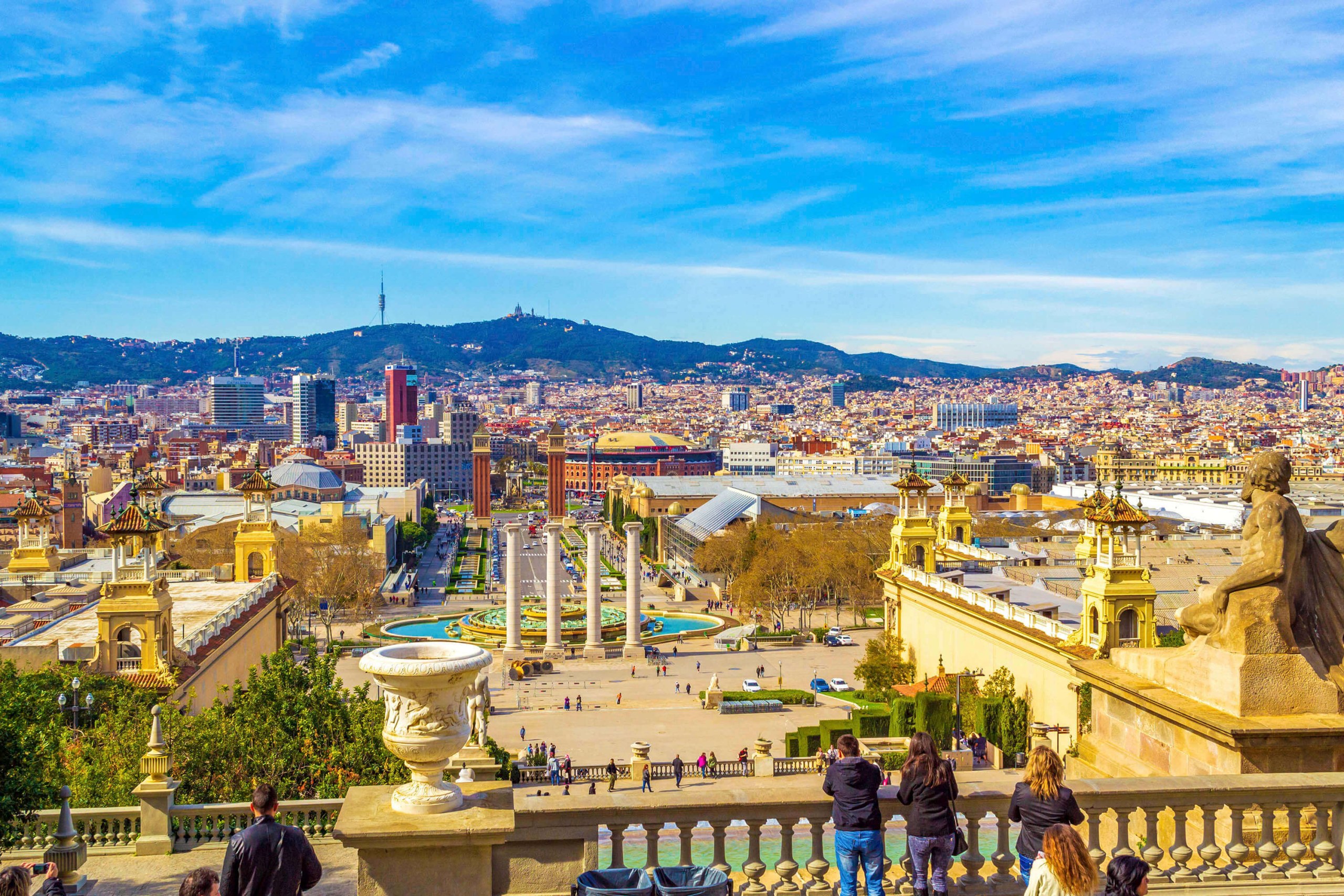 Montjuic Park, Barcelona: Walking Tour with Audio Guide App