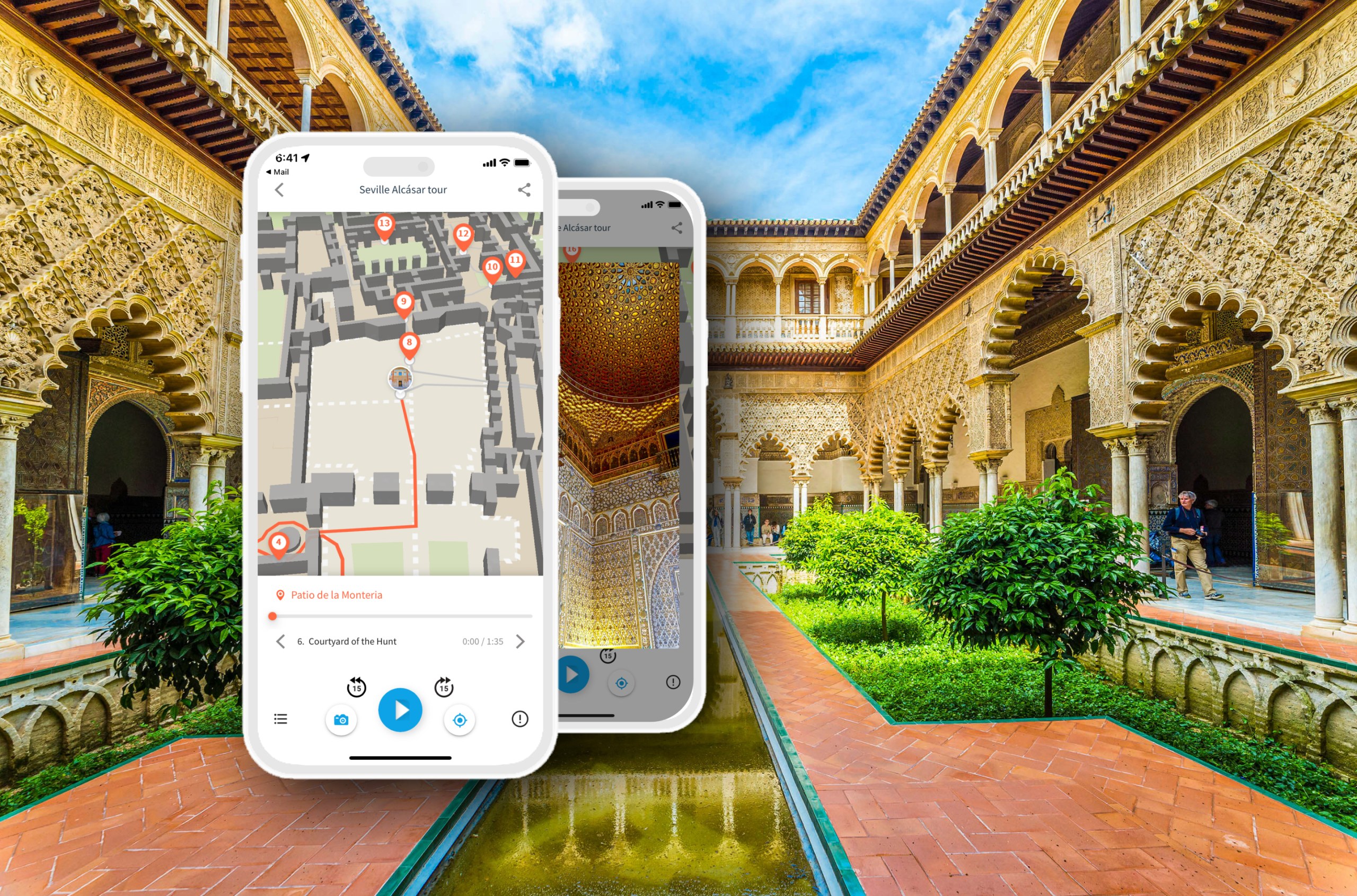 Seville Alcásar: audio guide on your smartphone
