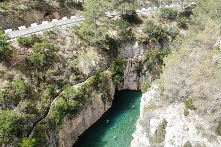 Valencia Tour Montanejos Hot Springs and Waterfall of the Bride