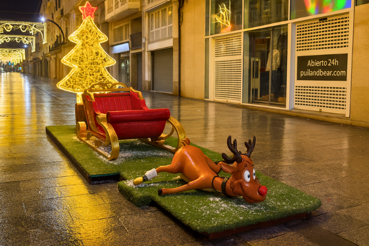 Vigo Christmas Lights Self Guided Walking Tour with an APP